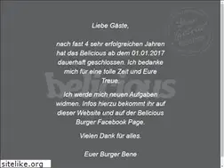 Sites similar to beliciousburger.de