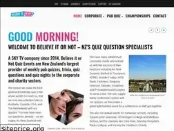 Sites similar to believeitornot.co.nz