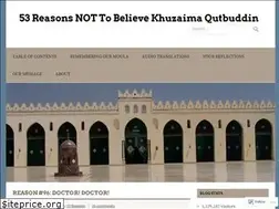 Sites similar to believesyednaqutbuddin.com