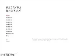 Sites similar to belindahanson.net