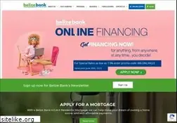 Sites similar to belizebank.com