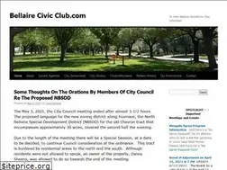 Sites similar to bellairecivicclub.com