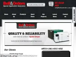 Sites similar to bellandorders.com.au