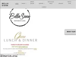 Sites similar to bellasienarestaurant.com
