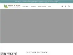 Sites similar to belleandrosenaturals.com