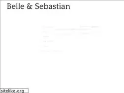 Sites similar to belleandsebastian.com
