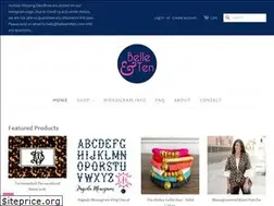 Sites similar to belleandten.com