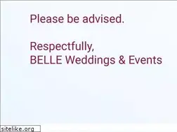 Sites similar to belleweddingsandevents.com