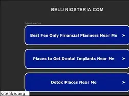 Sites similar to belliniosteria.com
