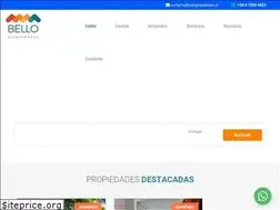 Sites similar to bellopropiedades.cl