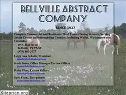 Sites similar to bellvilleabstract.com