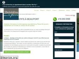 Sites similar to belvederessurlefleuve.com