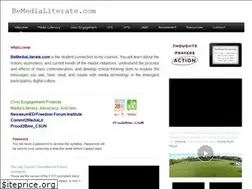 Sites similar to bemedialiterate.com