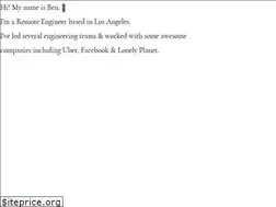 Sites similar to ben.church