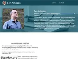 Sites similar to benacheson.co.uk