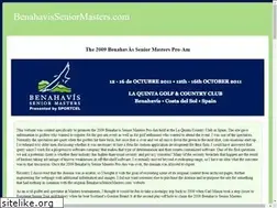 Sites similar to benahavisseniormasters.com