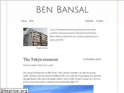 Sites similar to benbansal.me