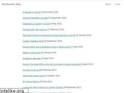 Sites similar to benbarnett.net