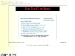 Sites similar to benbeck.co.uk