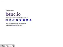 Sites similar to benc.io