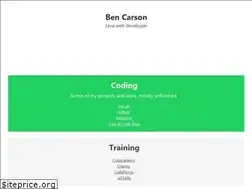Sites similar to bencarson.net