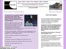 Sites similar to benchtheatre.org.uk