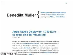 Sites similar to benedikt.io