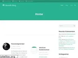 Sites similar to benefit-blog.de