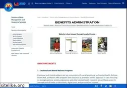 Sites similar to benefits.lausd.net