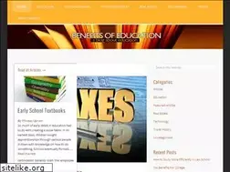 Sites similar to benefitsofeducation.com