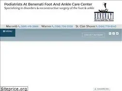 Sites similar to benenatifootcare.com