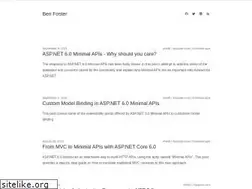 Sites similar to benfoster.io