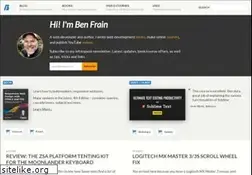 Sites similar to benfrain.com