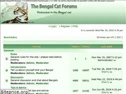 Sites similar to bengalcatforums.com