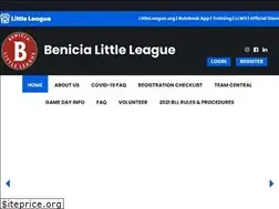 Sites similar to benicialittleleague.com