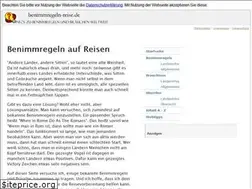 Sites similar to benimmregeln-reise.de