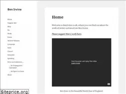 Sites similar to benirvine.co.uk