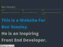 Sites similar to benjamesstanley.com