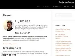 Sites similar to benjaminboman.com