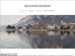 Sites similar to benjamindenison.com