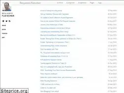 Sites similar to benjaminfleischer.com