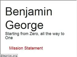 Sites similar to benjamingjw.com