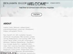 Sites similar to benjaminguler.com