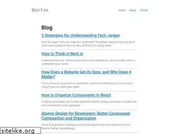 Sites similar to benjaminwfox.com