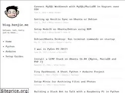 Sites similar to benjie.me