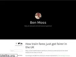 Sites similar to benjnmoss.wordpress.com