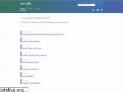 Sites similar to benjoffe.com