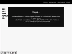 Sites similar to benliau.com