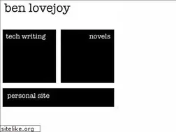 Sites similar to benlovejoy.com