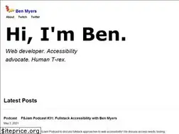 Sites similar to benmyers.dev